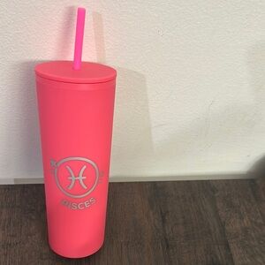 Pink Tumbler for Coffee and Tea Accessories